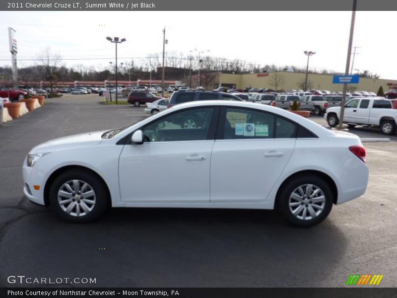 Summit White / Jet Black 2011 Chevrolet Cruze LT