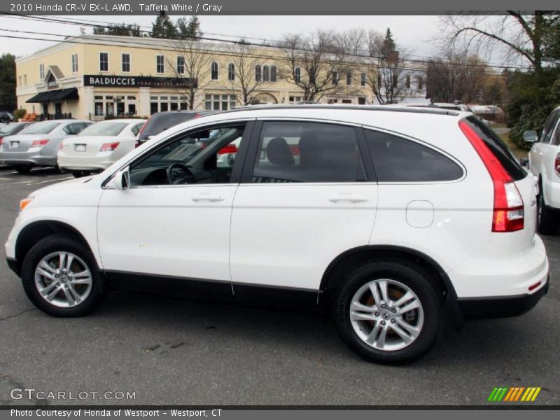 Taffeta White / Gray 2010 Honda CR-V EX-L AWD