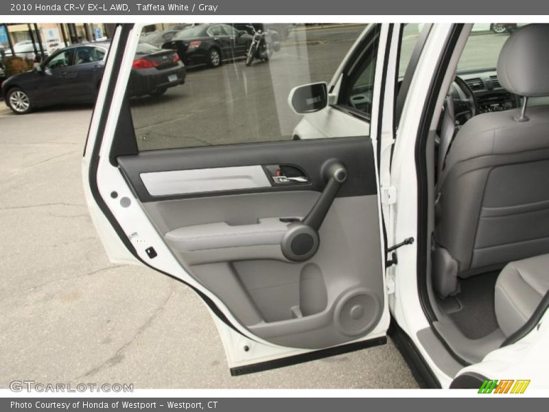 Taffeta White / Gray 2010 Honda CR-V EX-L AWD
