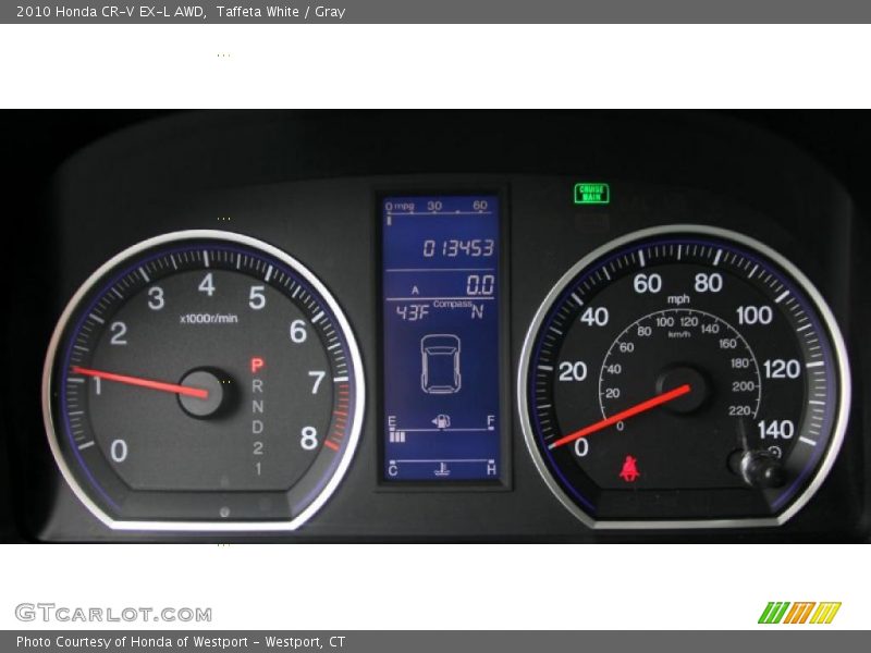  2010 CR-V EX-L AWD EX-L AWD Gauges