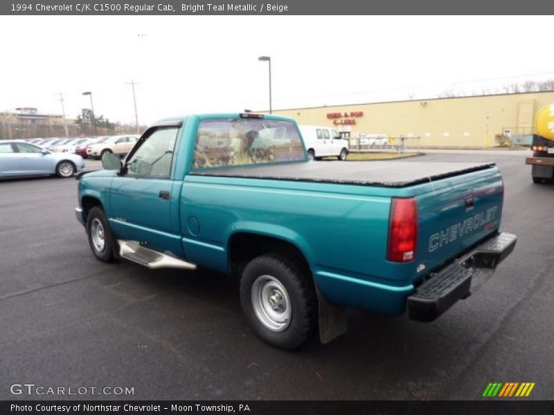 Bright Teal Metallic / Beige 1994 Chevrolet C/K C1500 Regular Cab