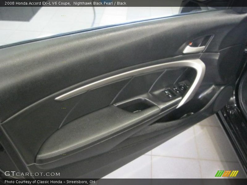 Nighthawk Black Pearl / Black 2008 Honda Accord EX-L V6 Coupe