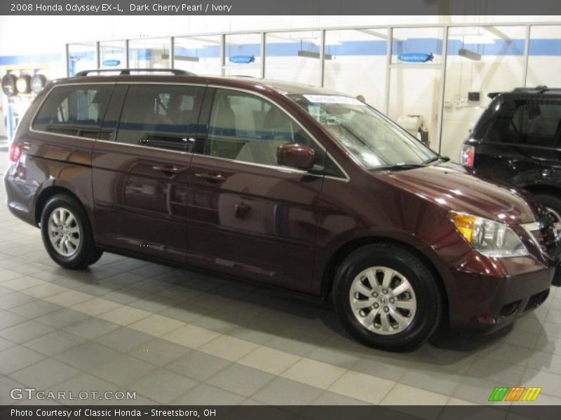 Dark Cherry Pearl / Ivory 2008 Honda Odyssey EX-L