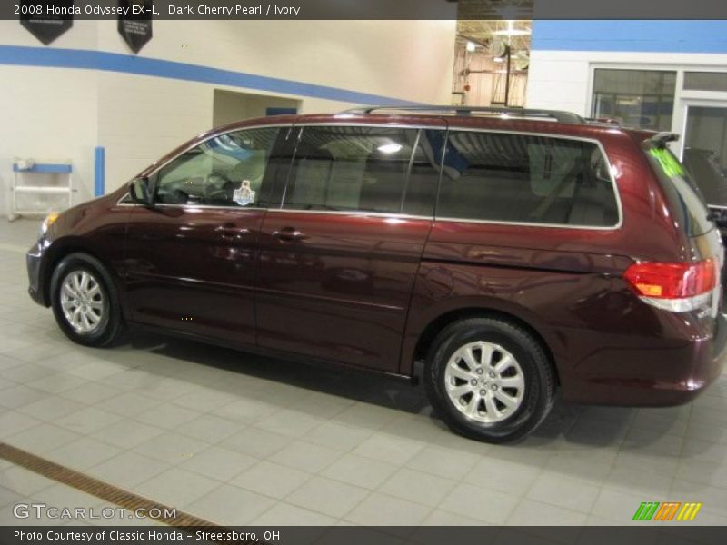 Dark Cherry Pearl / Ivory 2008 Honda Odyssey EX-L