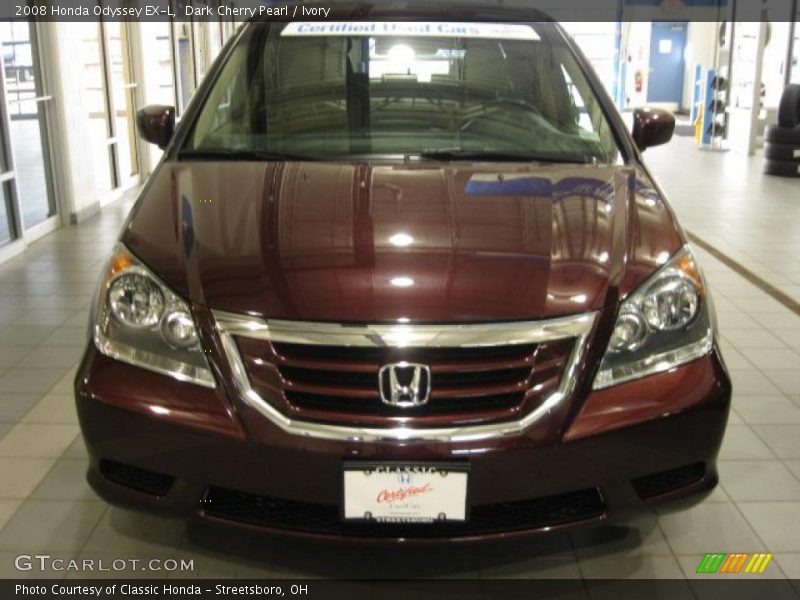 Dark Cherry Pearl / Ivory 2008 Honda Odyssey EX-L