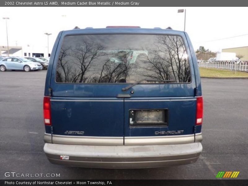 Medium Cadet Blue Metallic / Medium Gray 2002 Chevrolet Astro LS AWD