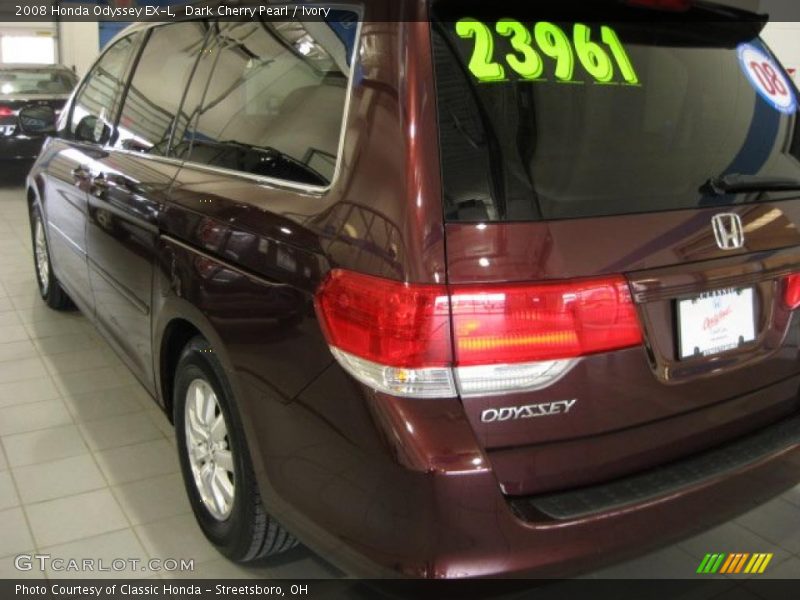 Dark Cherry Pearl / Ivory 2008 Honda Odyssey EX-L