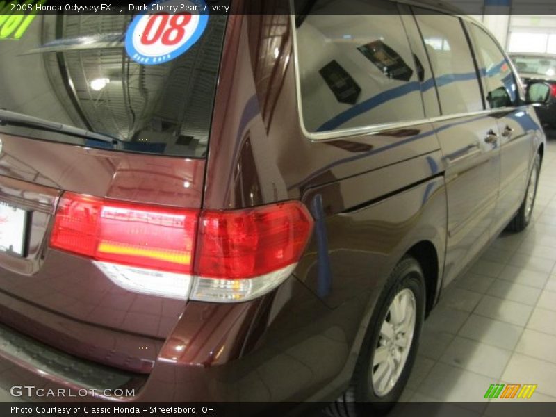 Dark Cherry Pearl / Ivory 2008 Honda Odyssey EX-L