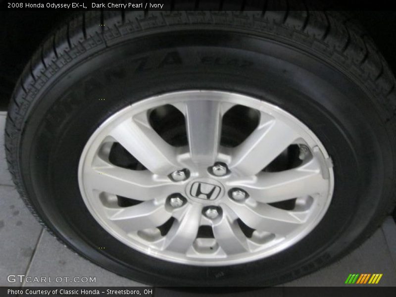 Dark Cherry Pearl / Ivory 2008 Honda Odyssey EX-L