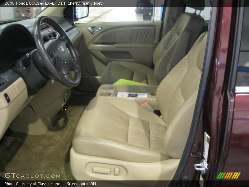 Dark Cherry Pearl / Ivory 2008 Honda Odyssey EX-L