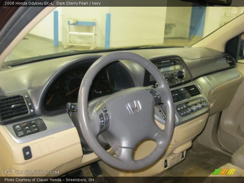 Dark Cherry Pearl / Ivory 2008 Honda Odyssey EX-L