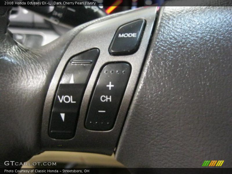 Dark Cherry Pearl / Ivory 2008 Honda Odyssey EX-L