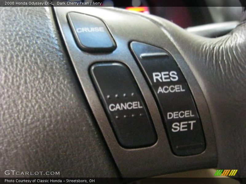 Dark Cherry Pearl / Ivory 2008 Honda Odyssey EX-L