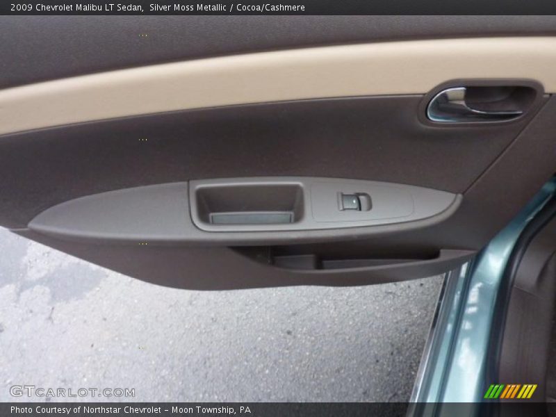 Silver Moss Metallic / Cocoa/Cashmere 2009 Chevrolet Malibu LT Sedan