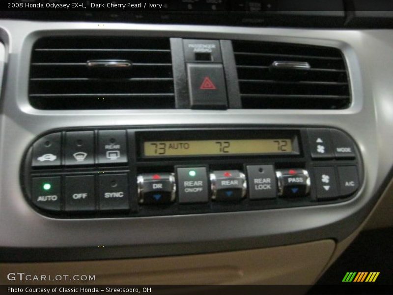 Dark Cherry Pearl / Ivory 2008 Honda Odyssey EX-L
