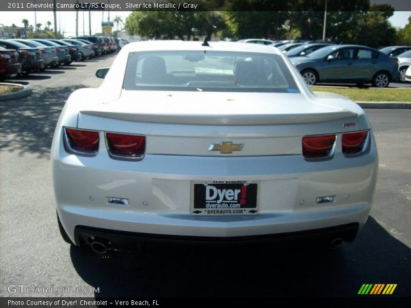 Silver Ice Metallic / Gray 2011 Chevrolet Camaro LT/RS Coupe