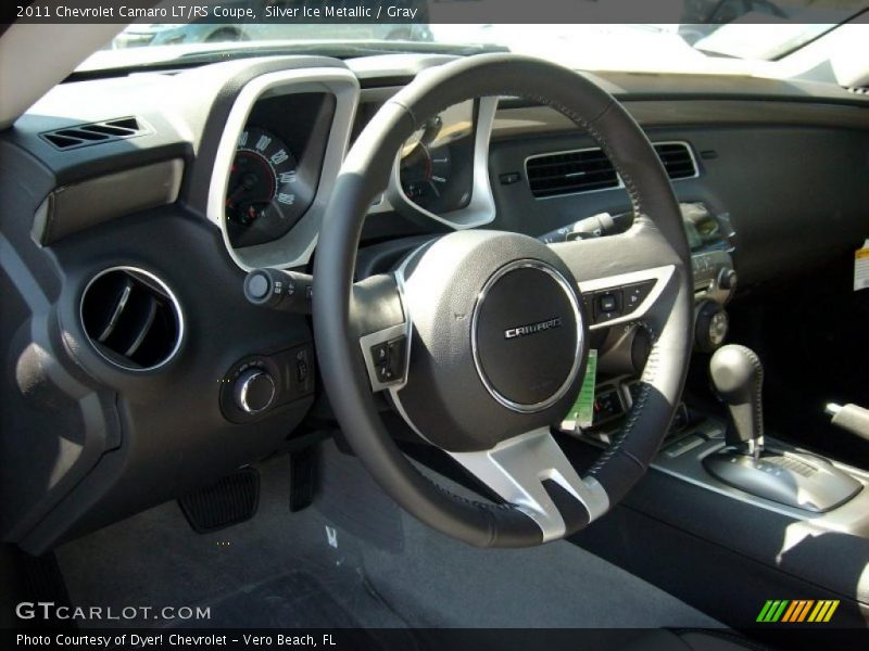 Silver Ice Metallic / Gray 2011 Chevrolet Camaro LT/RS Coupe