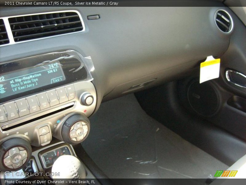 Silver Ice Metallic / Gray 2011 Chevrolet Camaro LT/RS Coupe