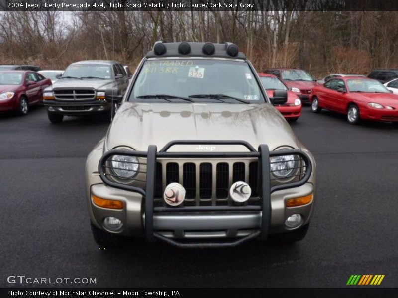 Light Khaki Metallic / Light Taupe/Dark Slate Gray 2004 Jeep Liberty Renegade 4x4