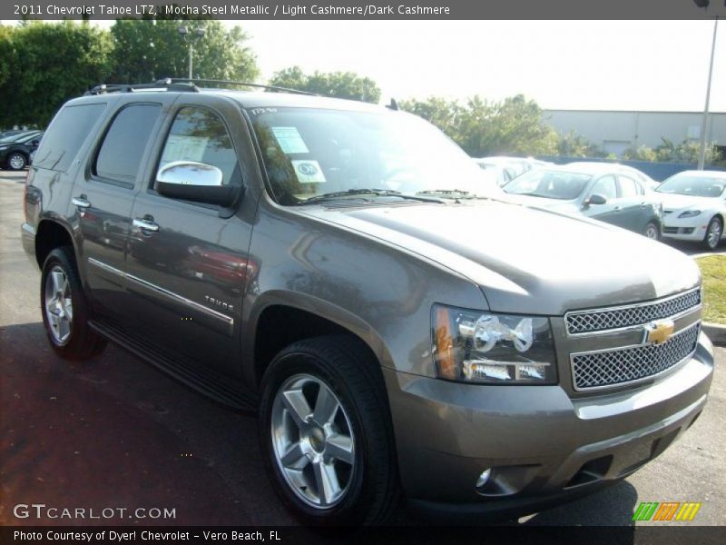 Mocha Steel Metallic / Light Cashmere/Dark Cashmere 2011 Chevrolet Tahoe LTZ