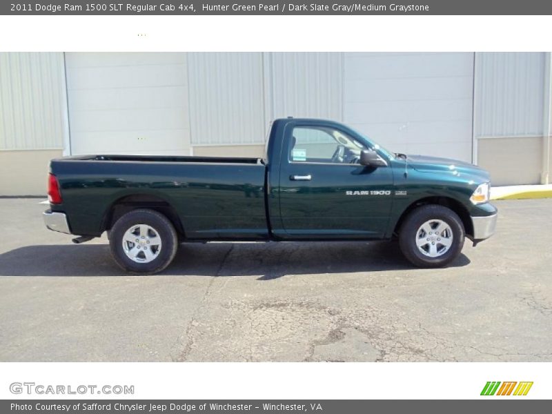  2011 Ram 1500 SLT Regular Cab 4x4 Hunter Green Pearl