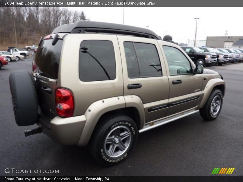 Light Khaki Metallic / Light Taupe/Dark Slate Gray 2004 Jeep Liberty Renegade 4x4