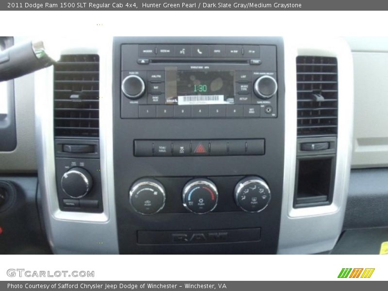 Controls of 2011 Ram 1500 SLT Regular Cab 4x4