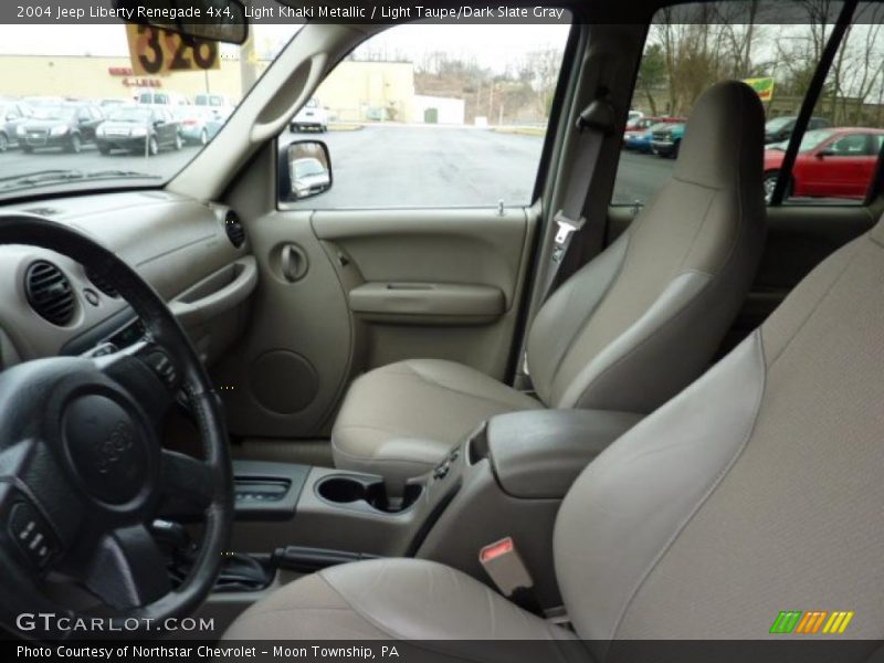 Light Khaki Metallic / Light Taupe/Dark Slate Gray 2004 Jeep Liberty Renegade 4x4
