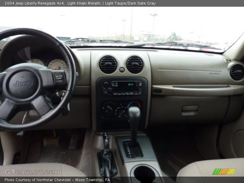 Light Khaki Metallic / Light Taupe/Dark Slate Gray 2004 Jeep Liberty Renegade 4x4