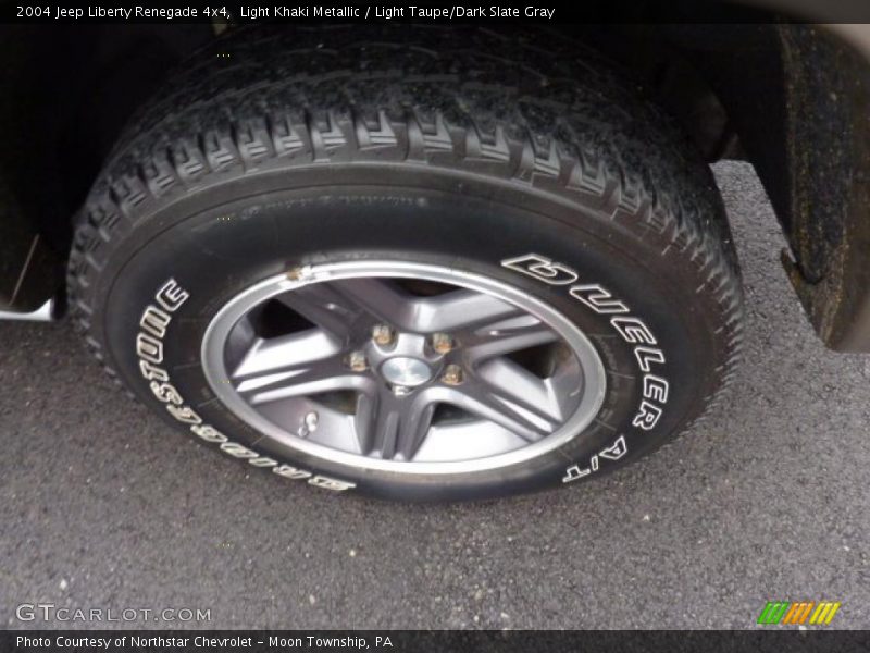 Light Khaki Metallic / Light Taupe/Dark Slate Gray 2004 Jeep Liberty Renegade 4x4