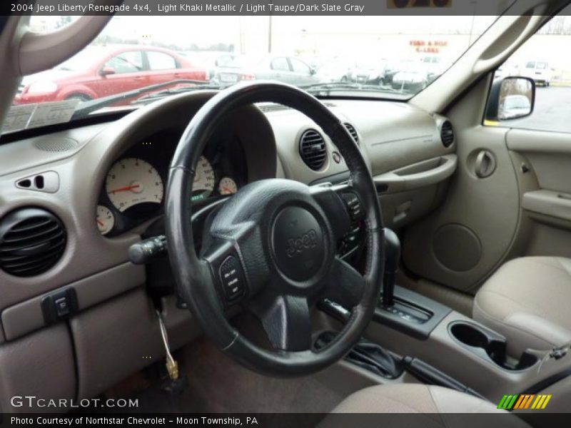 Light Khaki Metallic / Light Taupe/Dark Slate Gray 2004 Jeep Liberty Renegade 4x4