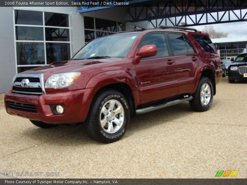 Salsa Red Pearl / Dark Charcoal 2008 Toyota 4Runner Sport Edition