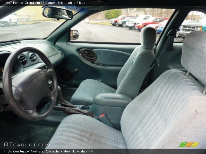  1997 Grand Am SE Coupe Blue Interior