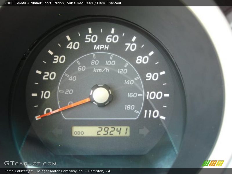 Salsa Red Pearl / Dark Charcoal 2008 Toyota 4Runner Sport Edition