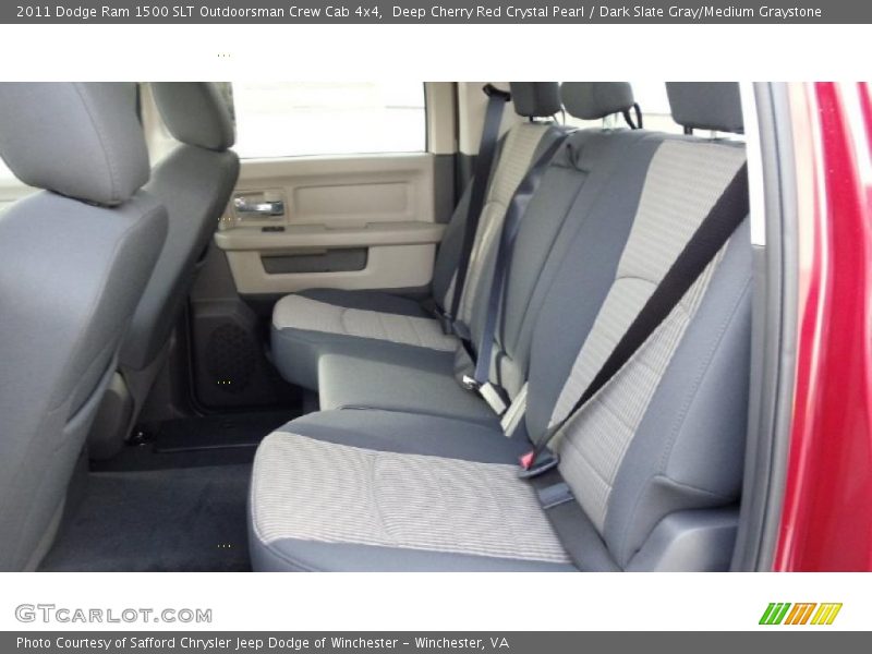 Deep Cherry Red Crystal Pearl / Dark Slate Gray/Medium Graystone 2011 Dodge Ram 1500 SLT Outdoorsman Crew Cab 4x4