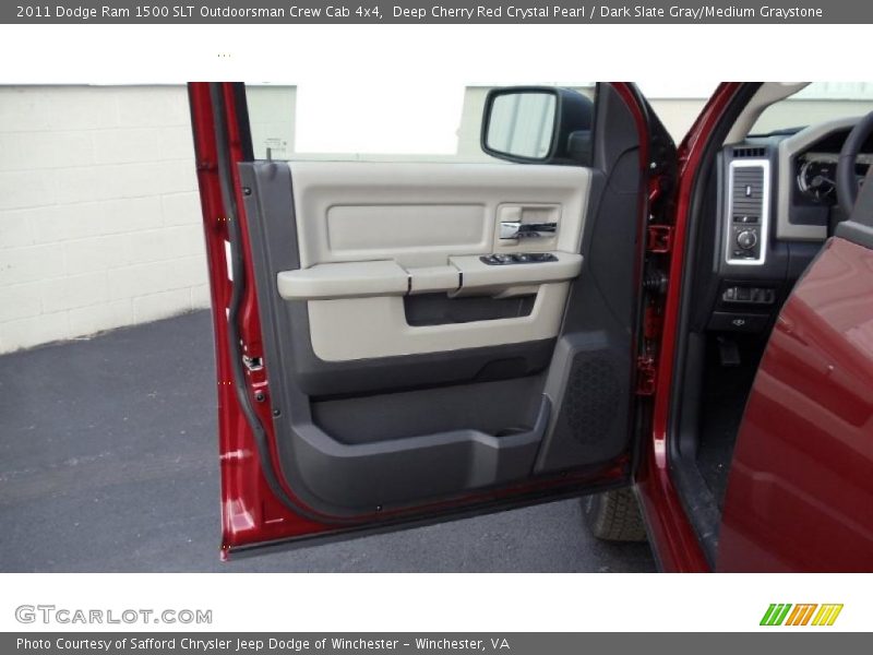 Deep Cherry Red Crystal Pearl / Dark Slate Gray/Medium Graystone 2011 Dodge Ram 1500 SLT Outdoorsman Crew Cab 4x4