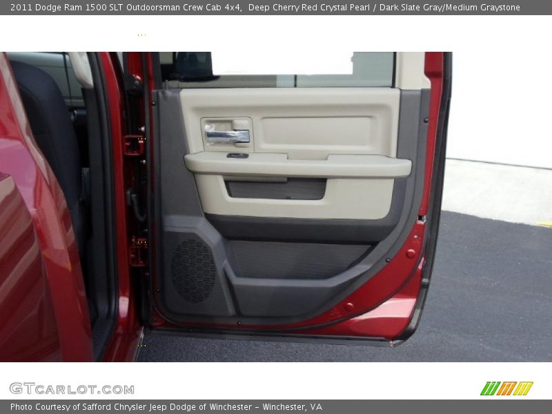 Deep Cherry Red Crystal Pearl / Dark Slate Gray/Medium Graystone 2011 Dodge Ram 1500 SLT Outdoorsman Crew Cab 4x4