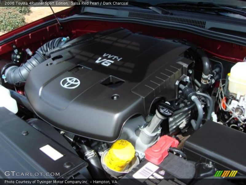 Salsa Red Pearl / Dark Charcoal 2008 Toyota 4Runner Sport Edition