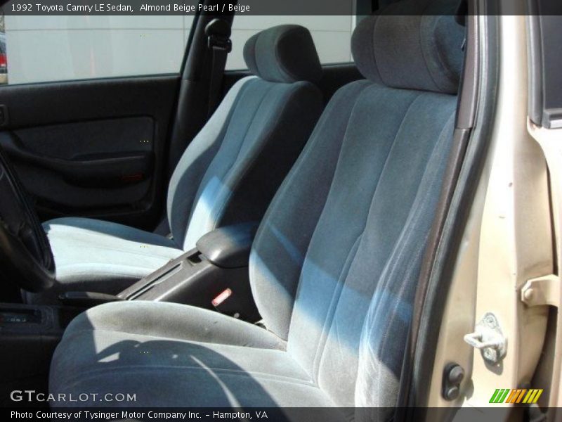 Almond Beige Pearl / Beige 1992 Toyota Camry LE Sedan