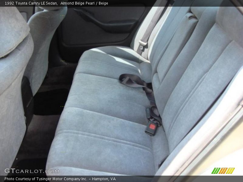 Almond Beige Pearl / Beige 1992 Toyota Camry LE Sedan