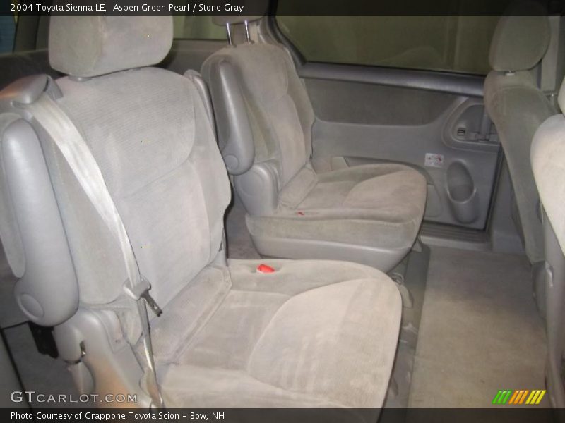 Aspen Green Pearl / Stone Gray 2004 Toyota Sienna LE