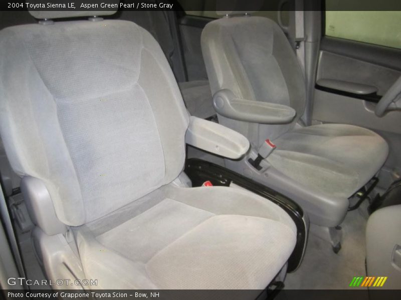 Aspen Green Pearl / Stone Gray 2004 Toyota Sienna LE
