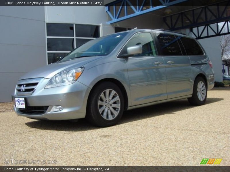 Ocean Mist Metallic / Gray 2006 Honda Odyssey Touring