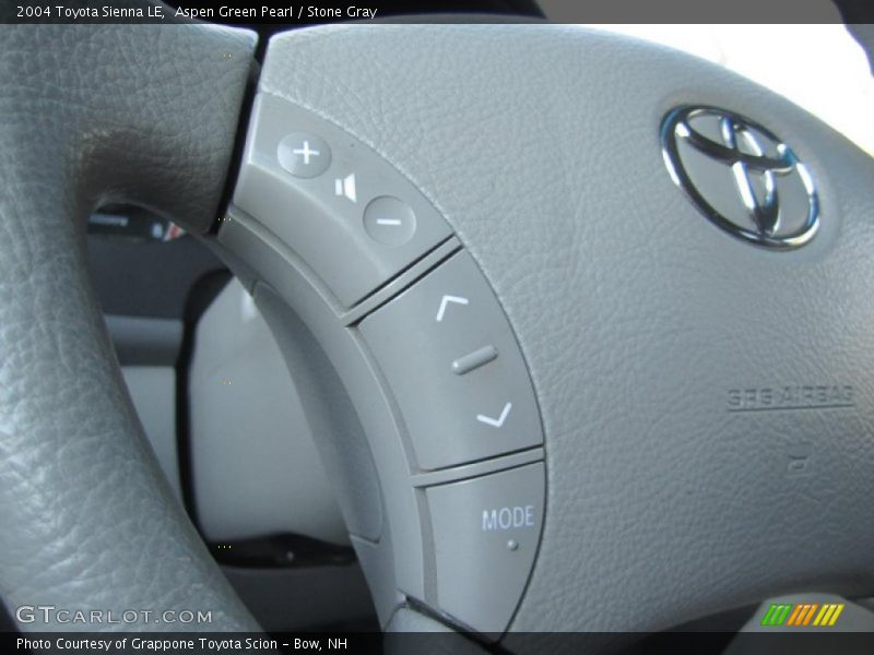 Aspen Green Pearl / Stone Gray 2004 Toyota Sienna LE