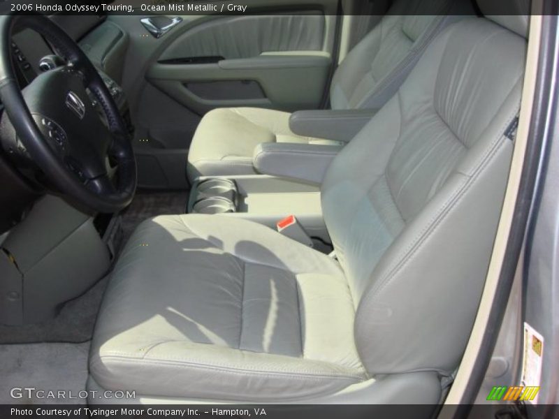 Ocean Mist Metallic / Gray 2006 Honda Odyssey Touring
