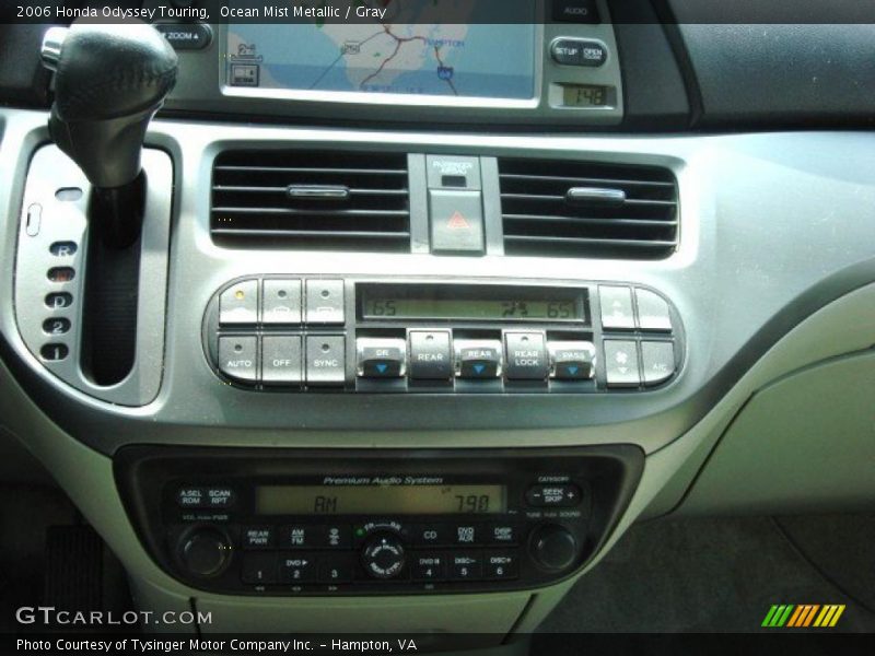 Ocean Mist Metallic / Gray 2006 Honda Odyssey Touring