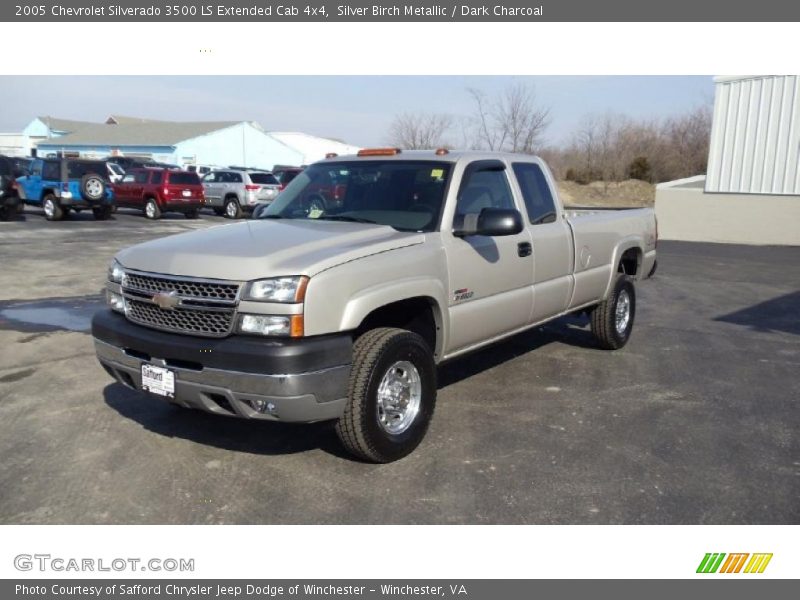 Silver Birch Metallic / Dark Charcoal 2005 Chevrolet Silverado 3500 LS Extended Cab 4x4