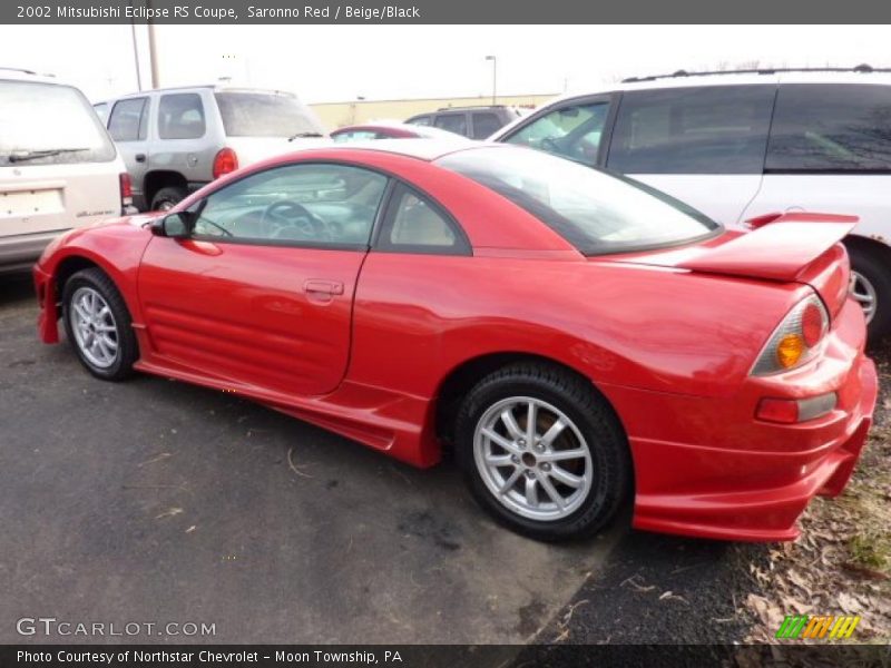 Saronno Red / Beige/Black 2002 Mitsubishi Eclipse RS Coupe