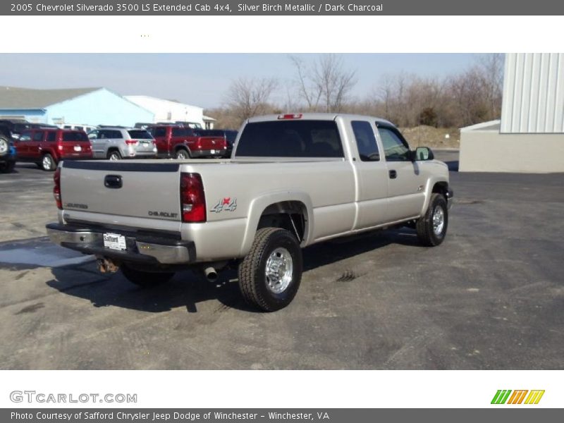 Silver Birch Metallic / Dark Charcoal 2005 Chevrolet Silverado 3500 LS Extended Cab 4x4