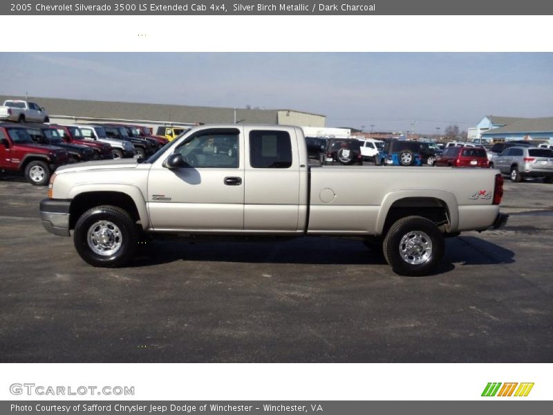 Silver Birch Metallic / Dark Charcoal 2005 Chevrolet Silverado 3500 LS Extended Cab 4x4